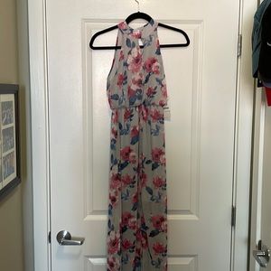 Floral maxi dress NWT